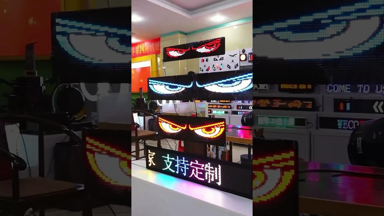 LED MATRIX PANEL #ledlights #automobile #thetransitprodigy #edit #flexibleled #trucker #led