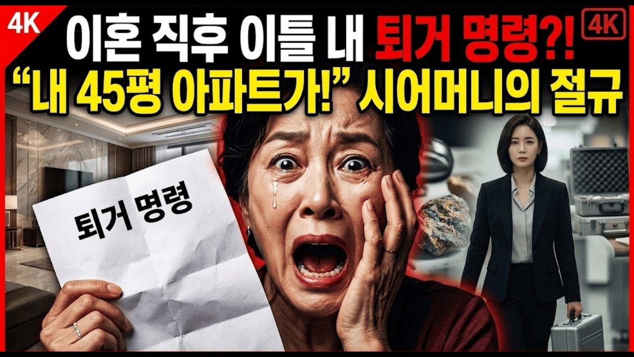 파미르 발령 소식에 이혼 강요한 시어머니 관사 아파트에서 이틀 만에 쫓겨난 사이다 결말