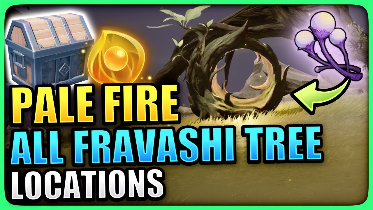 ALL Fravashi Tree Locations | Pale Fire World Quest | The Residual Pari Genshin Impact Sumeru 3.6