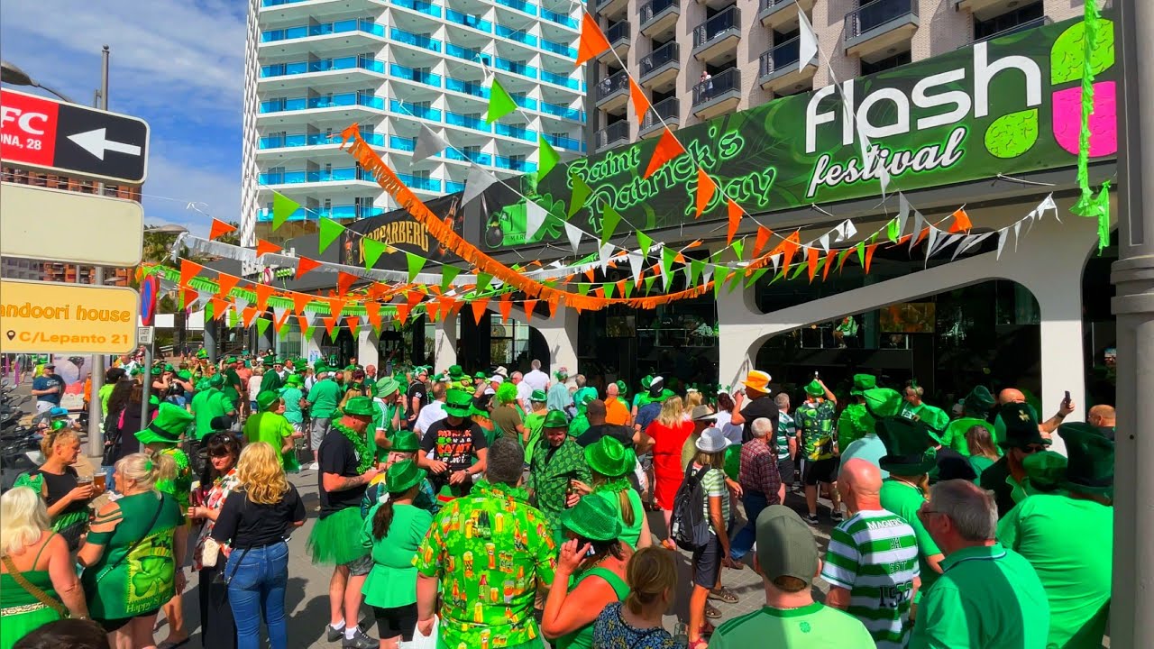 ST. PATRICKS DAY in Benidorm 2023! 🍀