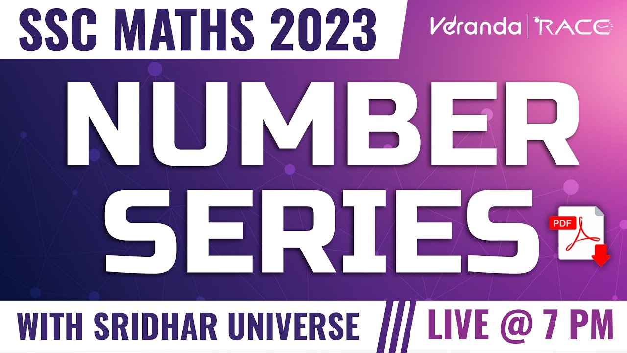 NUMBER SERIES - Reasoning Tricks & Shortcuts to Solve within Few minutes by Sridhar | SSC Exams