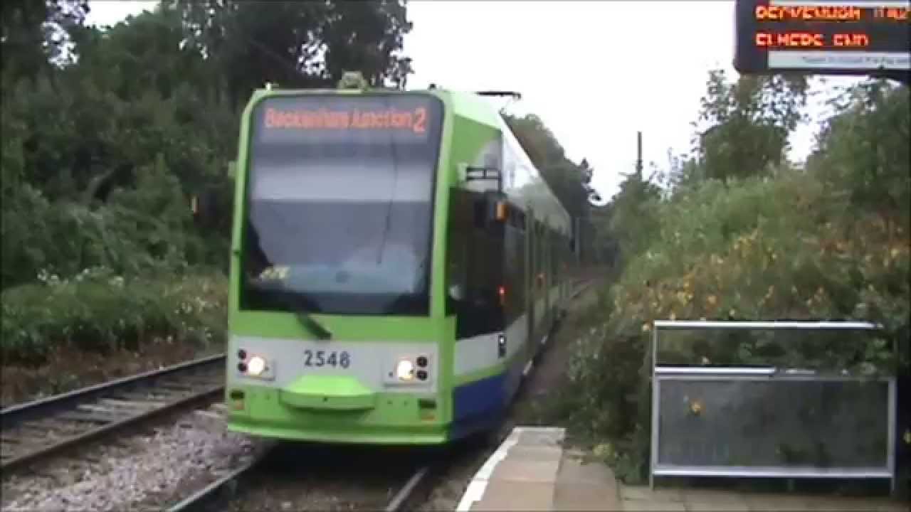 Trams at Addiscoombe Blackhorse Lane and Woodside