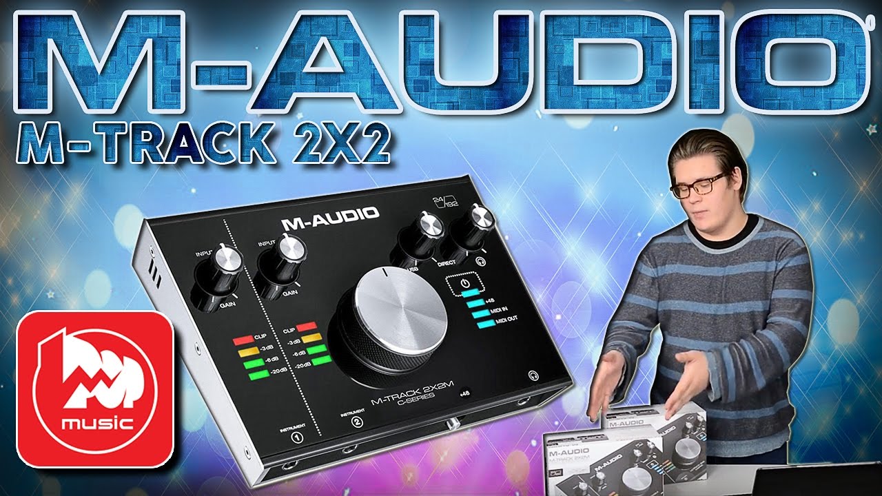M-AUDIO M-TRACK 2X2  и M-TRACK 2x2M - новые звуковые карты от М-аудио