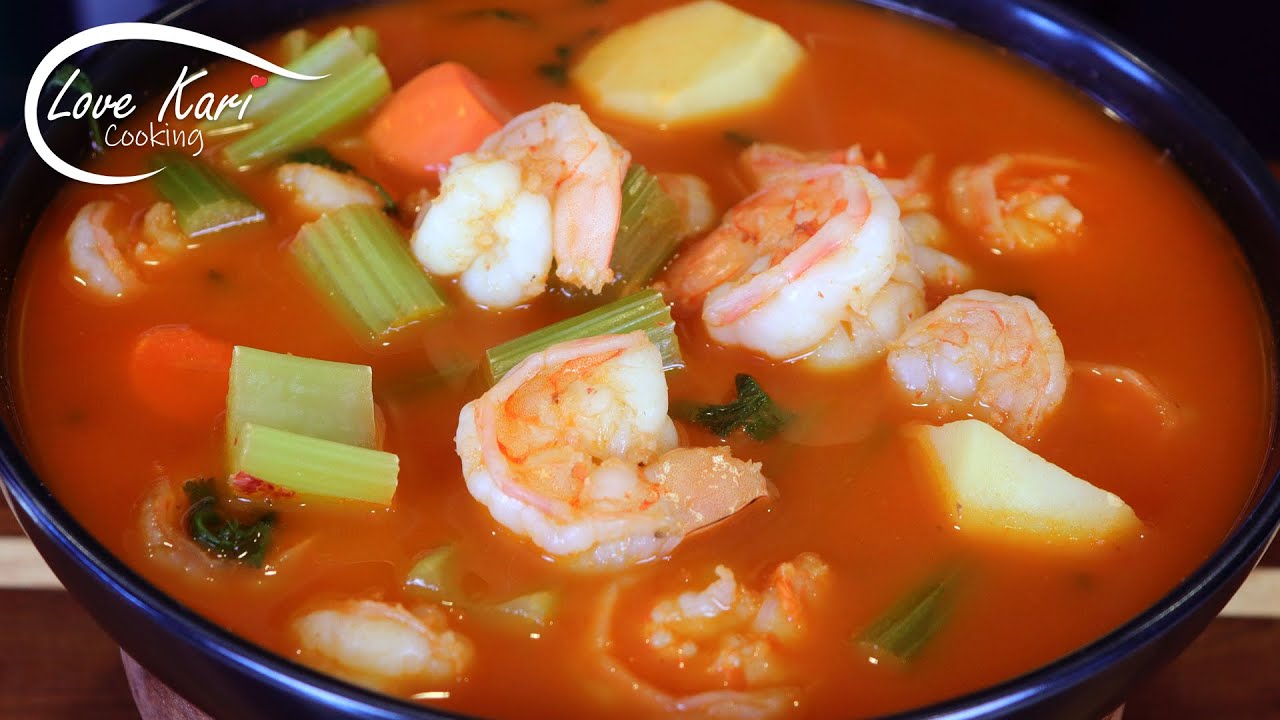 Caldo de Camarón Fácil Mexican Shrimp Soup