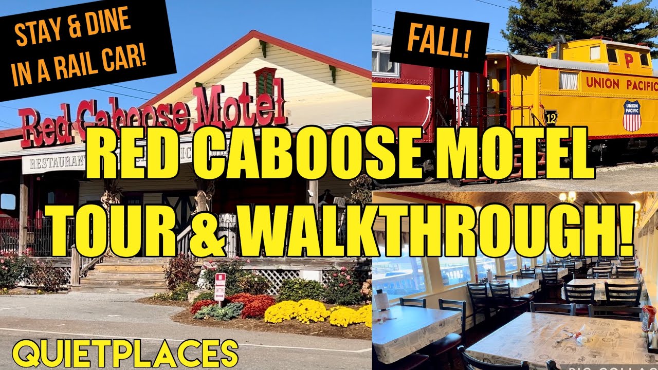 Red Caboose Motel Tour & Walkthrough! Fall! Ronks, PA Lancaster County!