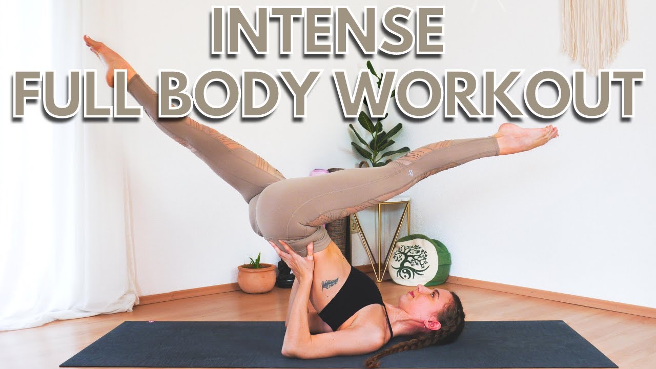 20 MIN INTENSE FULL BODY WORKOUT | Intermediate Pilates Workout At Home
