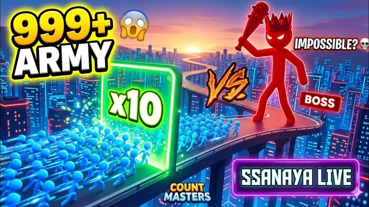 😨Count Master⚡Live Now 🔴🔥| #countmaster #shortfeed #short