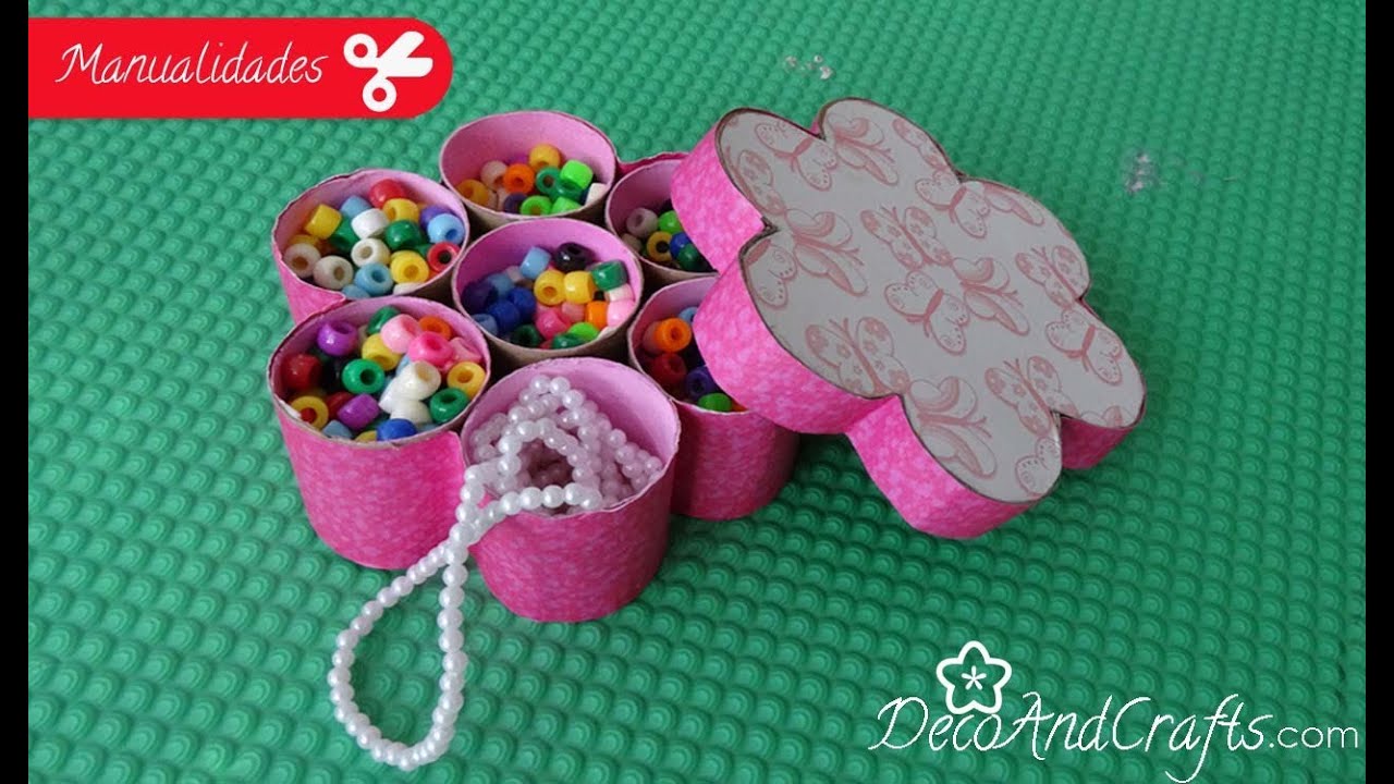 CAJA en forma de FLOR - DIY - Flower Box