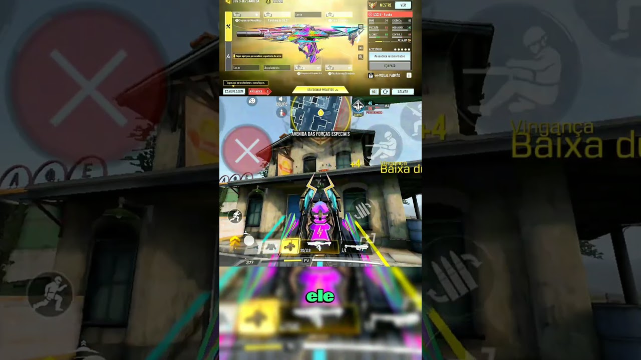 A ARMA MAIS QUEBRADA DO CODI MOBAIU KKKKK #codm #codmobile