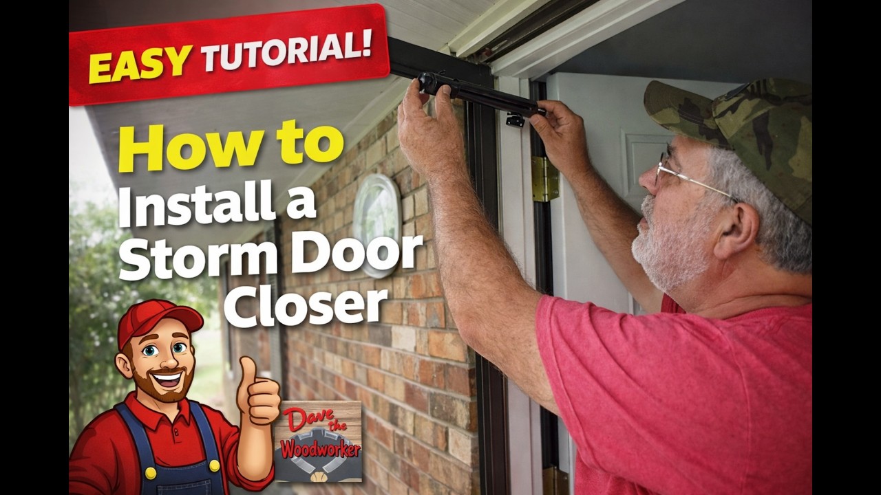 Как установить доводчик Storm Door Dove