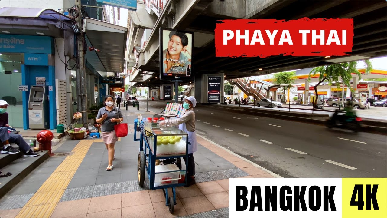 BANGKOK, THAILAND 🇹🇭 [4K] Phaya Thai Neighbourhood — Walking Tour