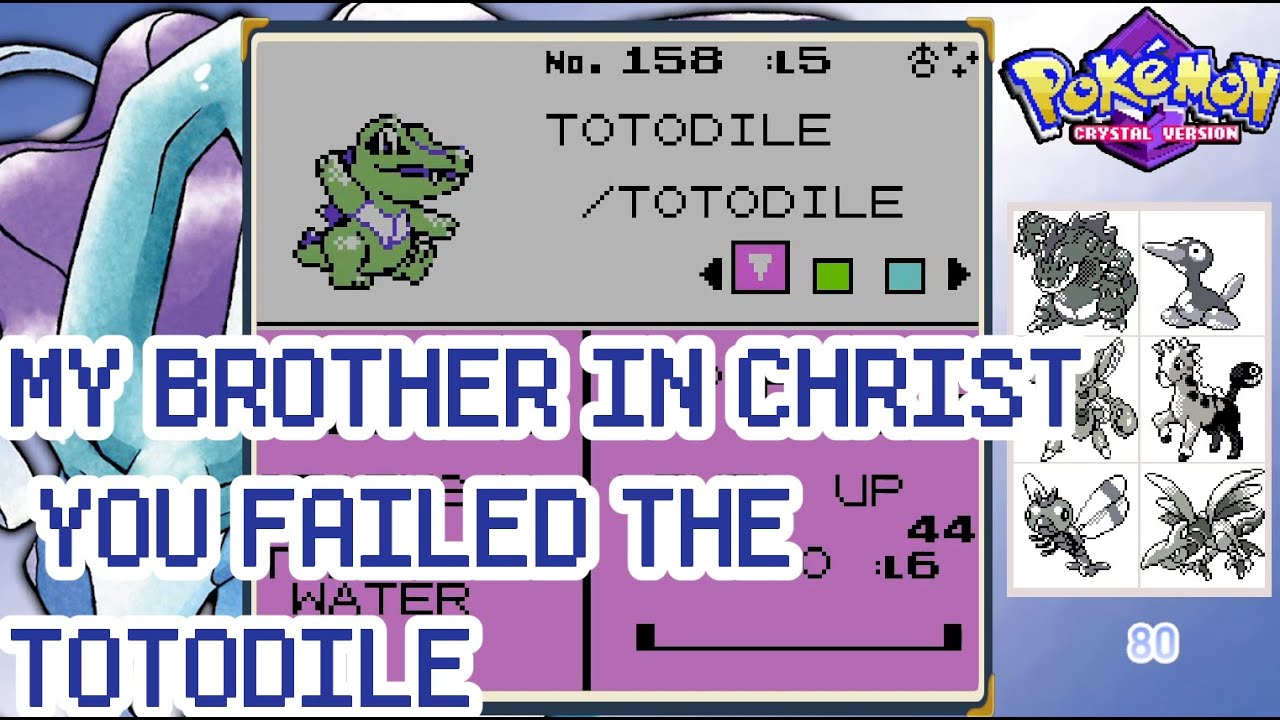 [LIVE FAIL] Shiny Totodile In Crystal VC after ONLY 80 SRs (LOL)