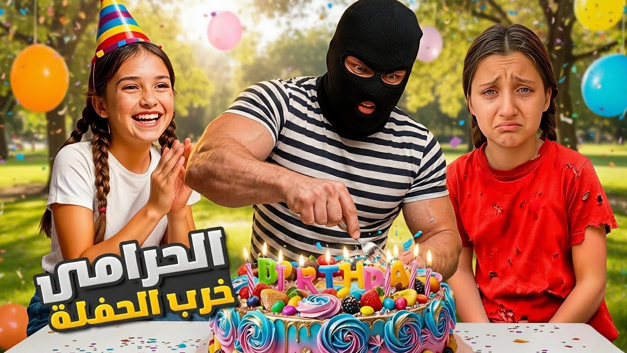 الحرامي خرب الحفلة ولكن ماشا انقذت الموقف بك شجاعة