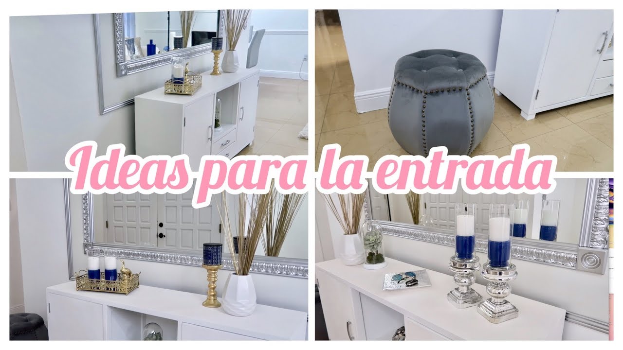 COMO DECORAR LA ENTRADA DE TU CASA O RECIBIDOR  #comodecoremientrada