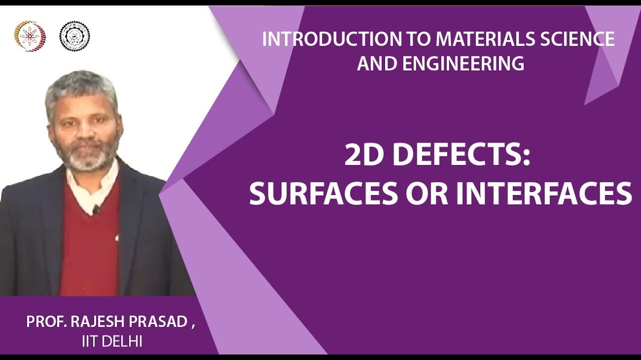 MSE Video 59: 2D Defects: Surfaces or Interfaces