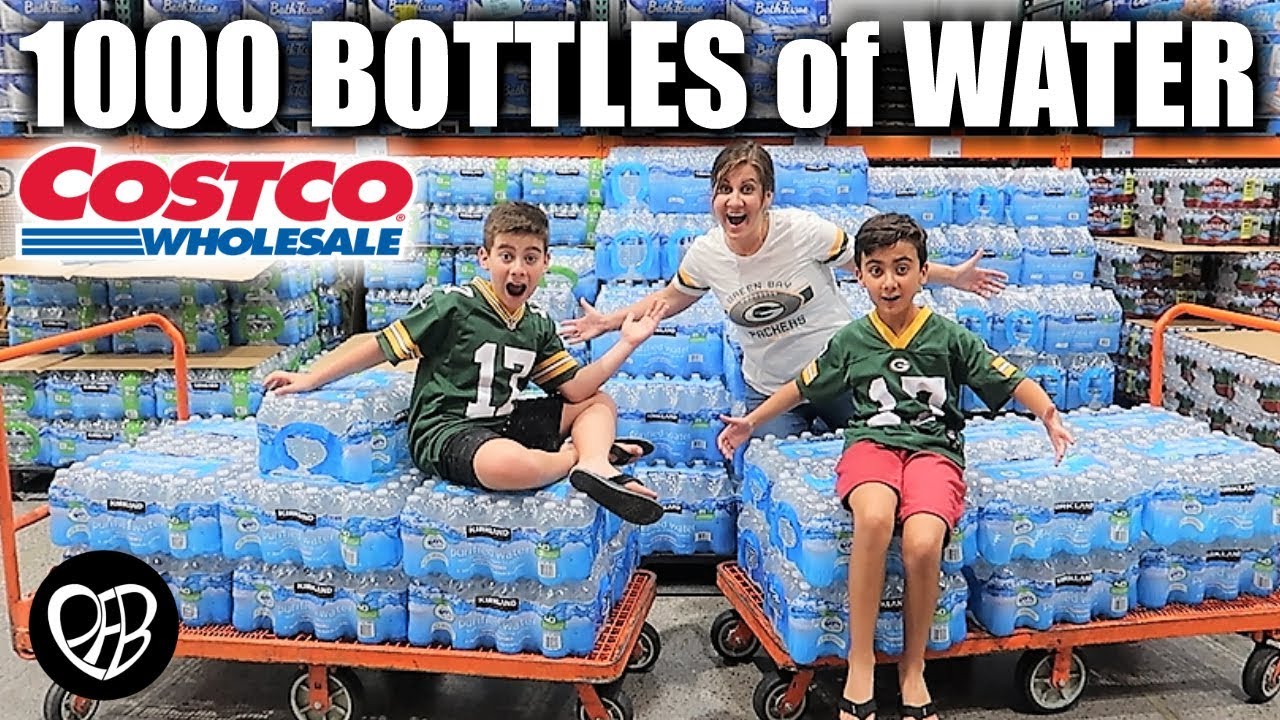 HUGE COSTCO HAUL | We BOUGHT 1000 BOTTLES of COSTCO WATER *Epidemic Preparation* Costco Emergency