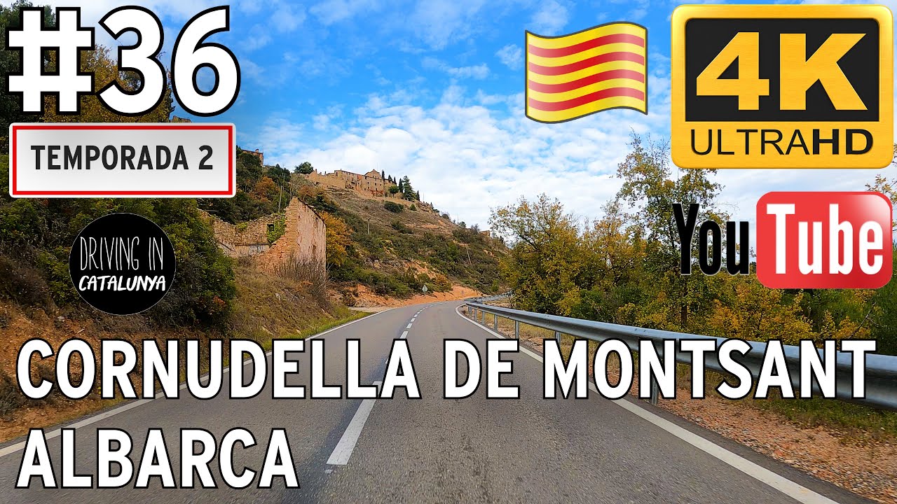 Cornudella de Montsant - Albarca | Catalunya | Scenic Drive [4K]