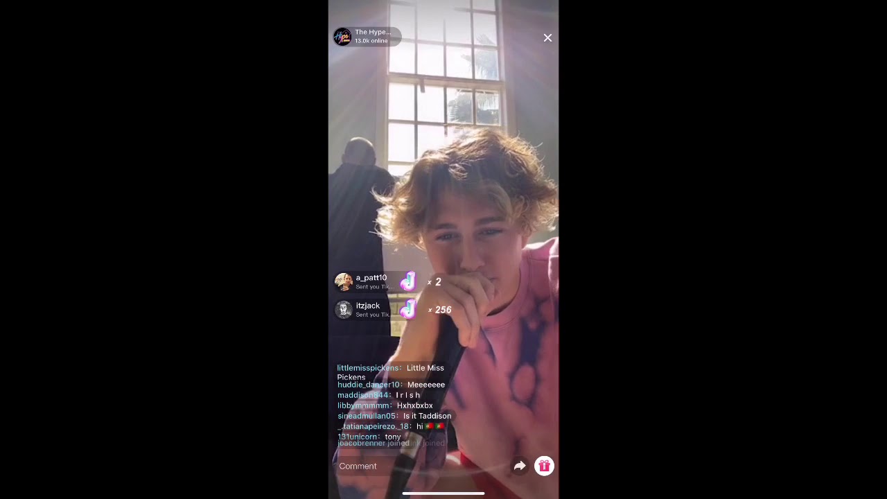 Ryland Storms and Michael Sanzone Hype House tiktok live 5.22.2020