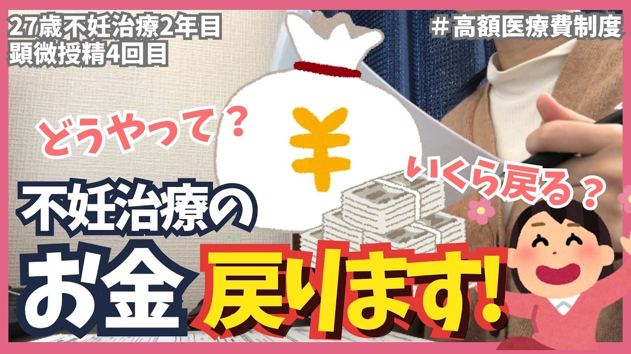 【不妊治療】知らないと損!!不妊治療で使える高額医療費制度　いくら戻る？流れを解説