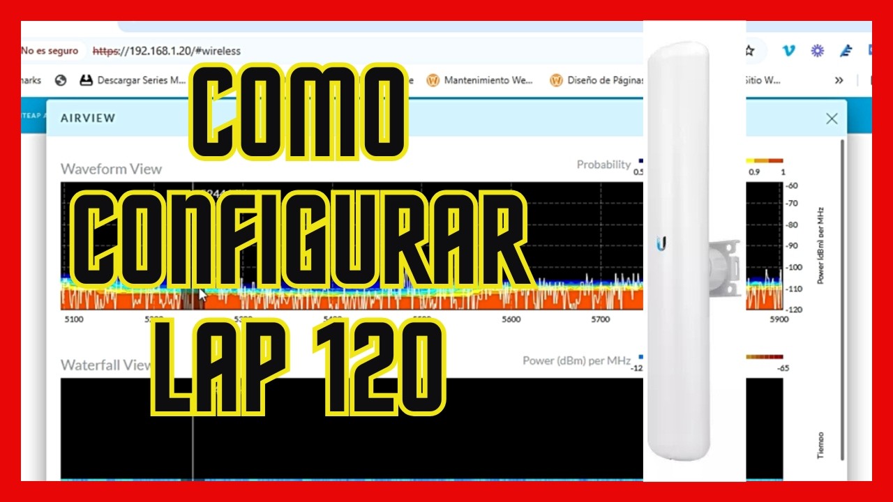 📡COMO CONFIGURAR antena UBIQUITI ac LAP 120 en modo PUNTO DE ACCESO - 🔥[COMO SER UN WISP]