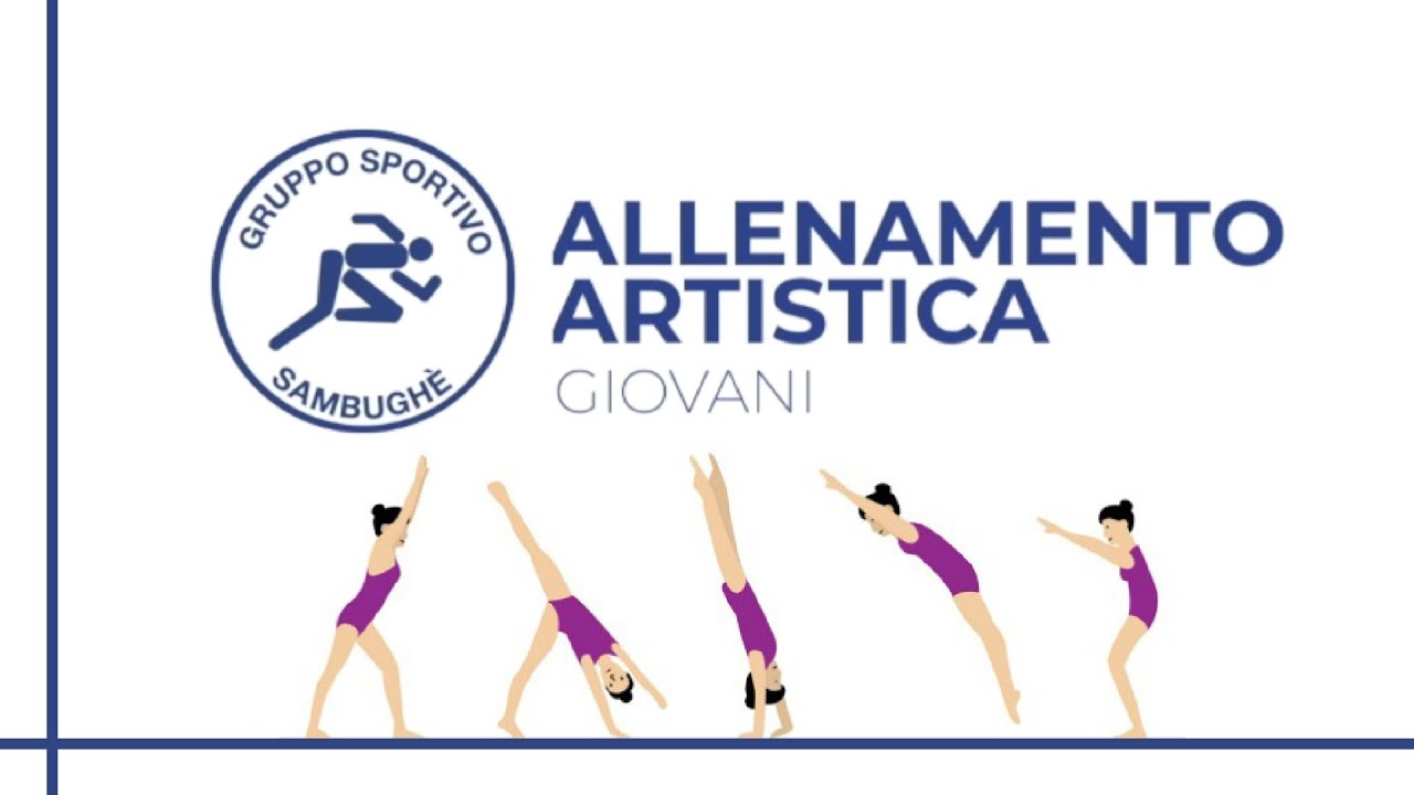 Allenamento di ginnastica artistica a casa per il gruppo giovani - Gruppo Sportivo Sambughè