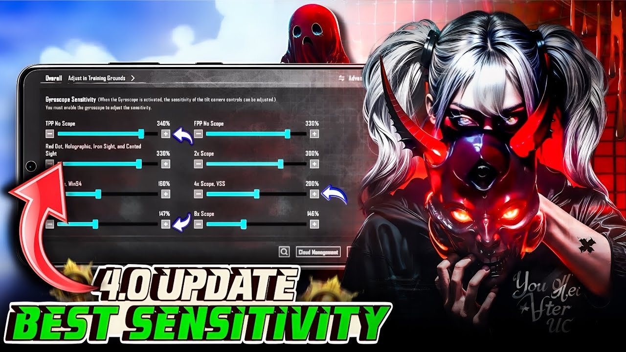 BGMI NEW UPDATE 4.0 CODE 🔥 PUBG/BGMI SENSITIVITY SETTINGS2025 | BEST SCOPE SENSITIVITYSETTINGS💥