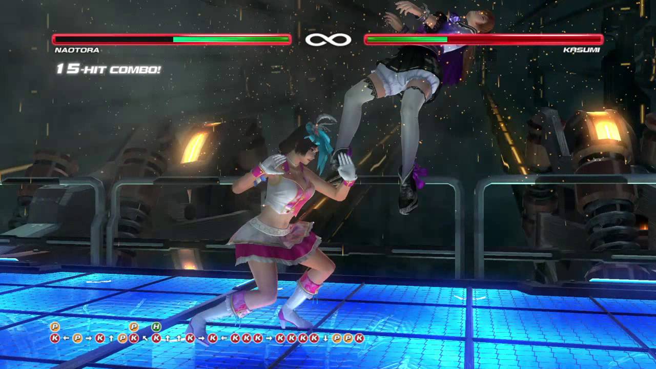 DOA5LR Naotora Ii Danger Zone Death Combo MAX DAMAGE 396!!!