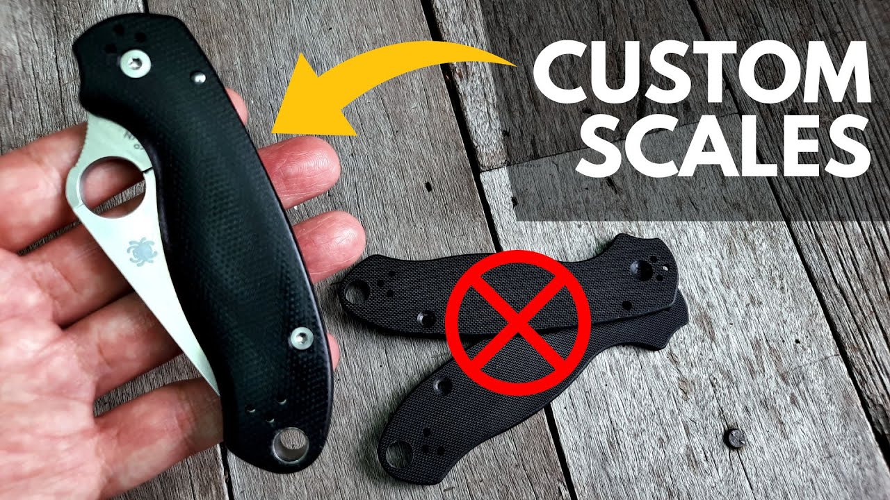 Spyderco Para 3 Upgraded Custom Micarta Scales + 1-Year Review