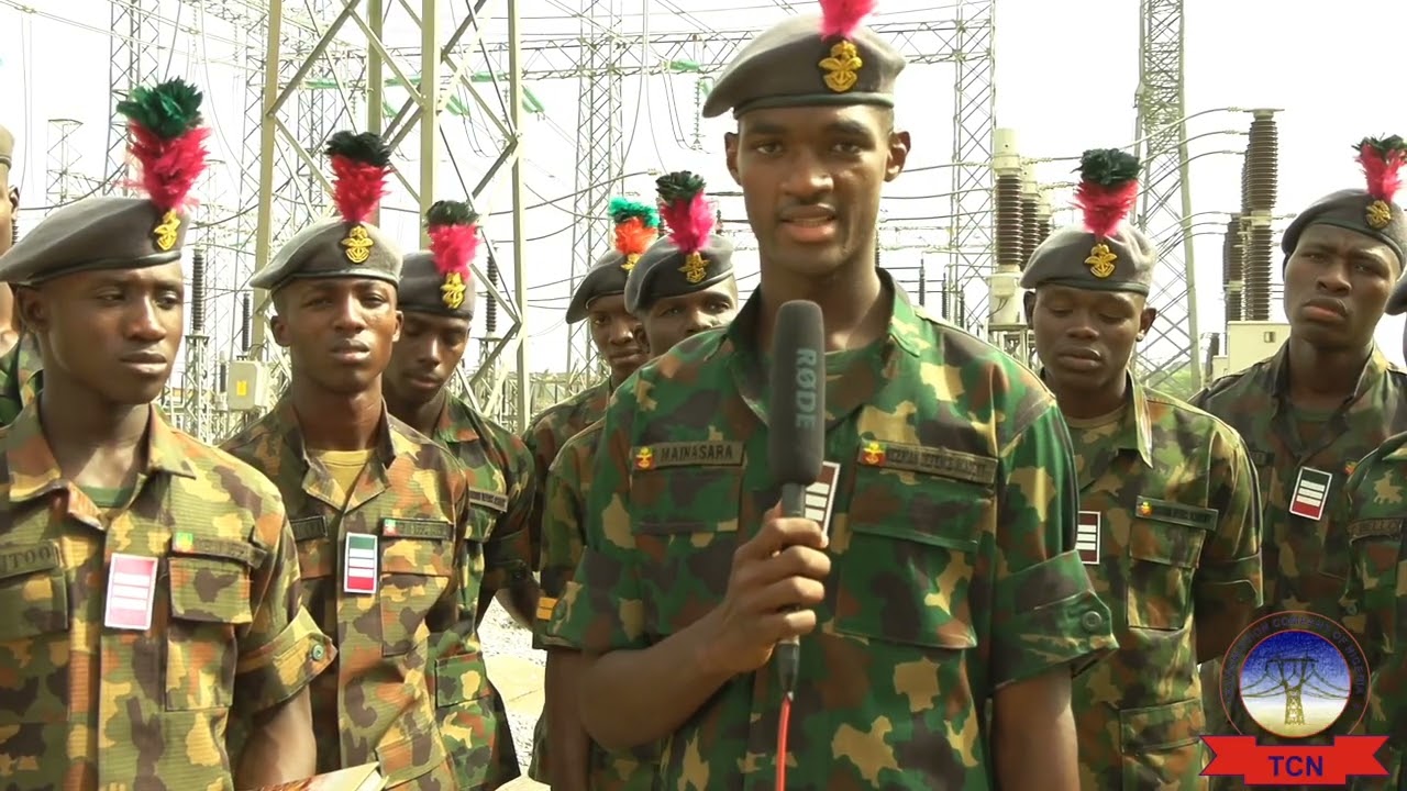 Students of the Department of Electrical and Electronics Engineering, NDA, Kaduna visited Katampe TS