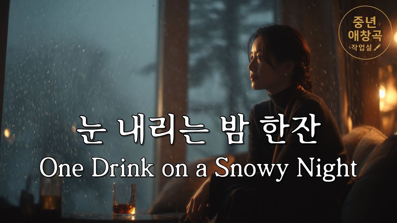 One Drink on a Snowy Night / 눈 내리는 밤 한잔 / Korean ballad / sad song / emotional music