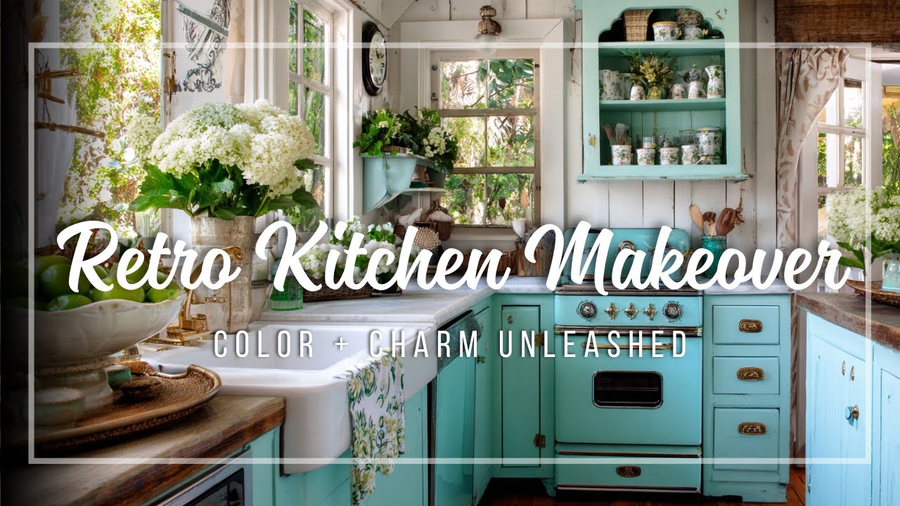 Vintage Kitchen Design Inspirations: Retro Appliances, Patterns & Colorful Flair