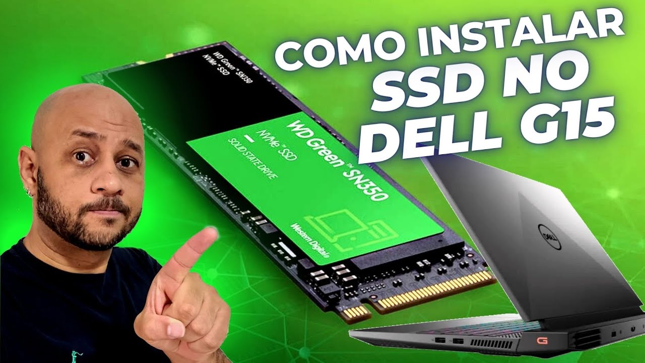 Como instalar SSD M.2 NVMe em NOTEBOOK - Dell G15 5515 com RTX 3050