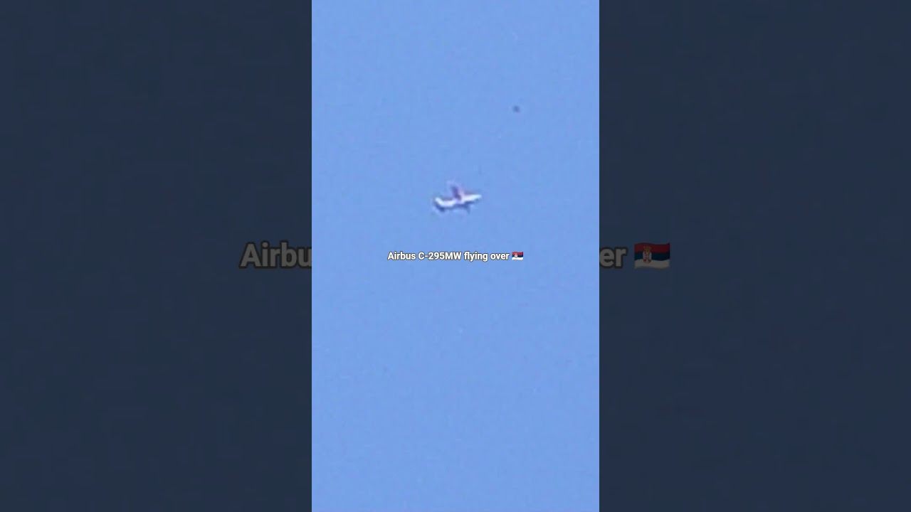 Airbus C-295MW flaying over Serbia 🇷🇸