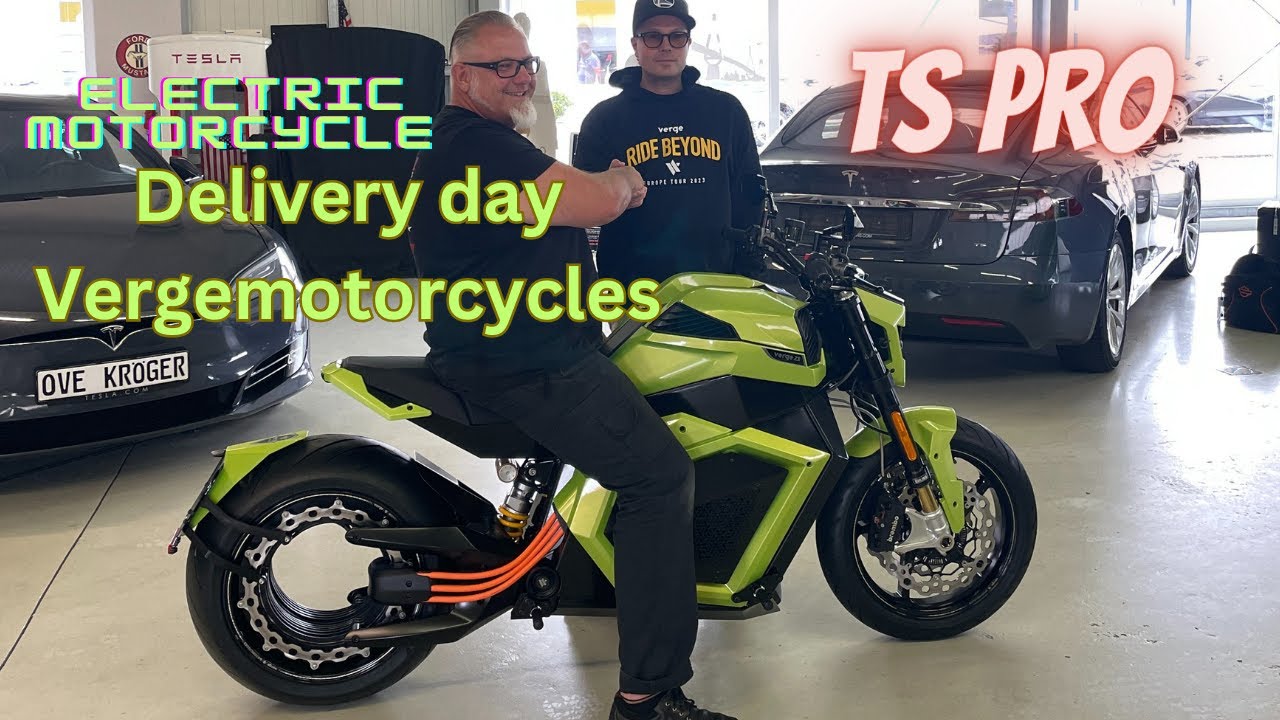 Verge TS Pro Delivery Day. My electric power Motorcycle arrived.