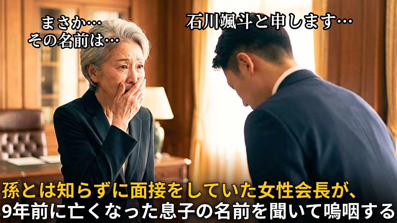 孫とは知らずに面接をしていた女性会長が、9年前に亡くなった息子の名前を聞いて嗚咽する｜人生の教訓｜オーディオブック