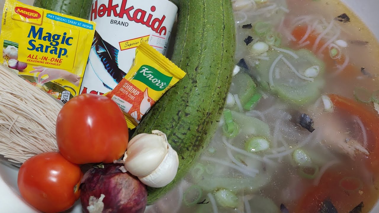 Healthy  missua soup with patola and mackerel #yummy #vegetables  #kuysneiltv