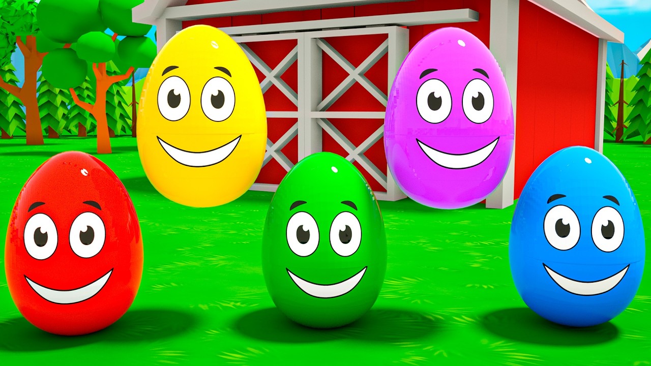 Colorful Ducks Song and Magic Eggs - Nursery Rhymes & Kids Songs