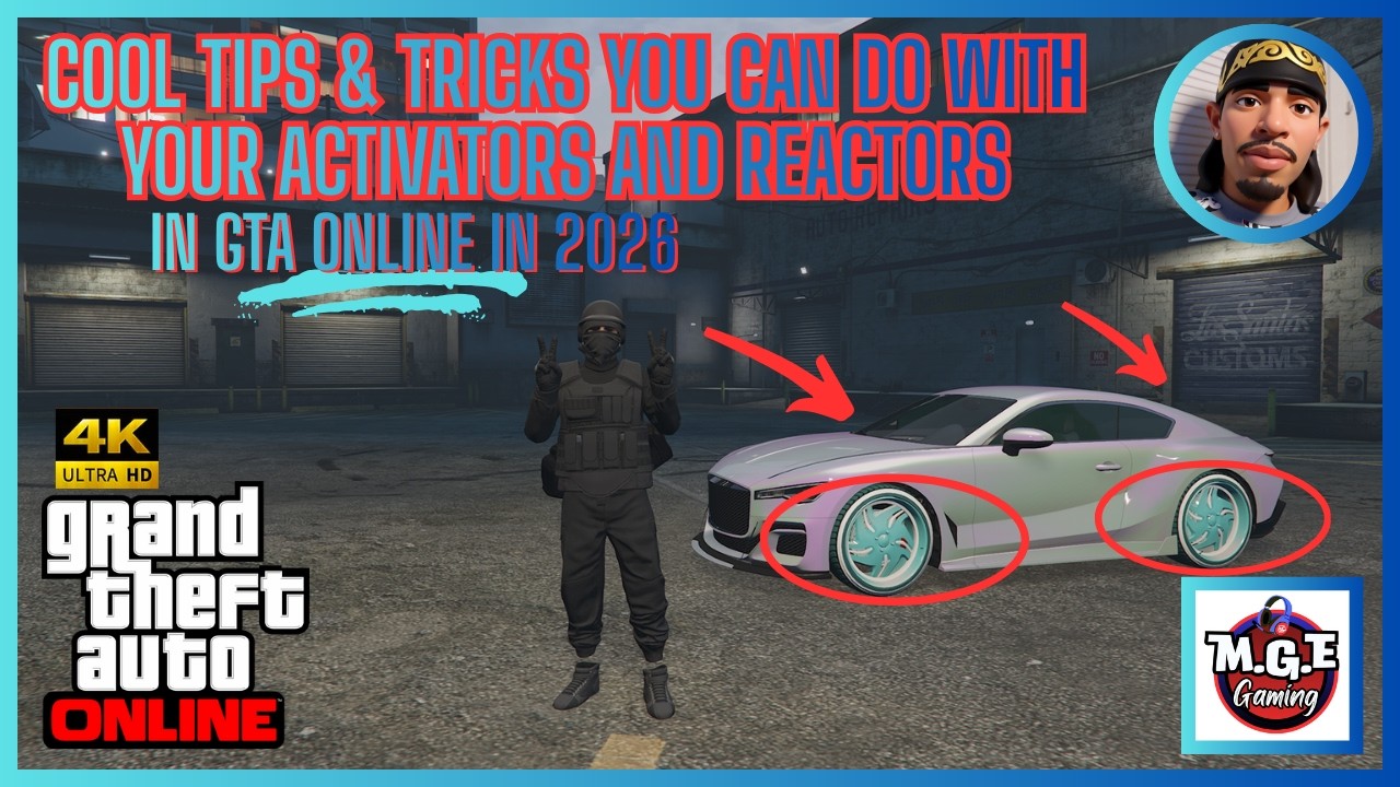 TIPS AND TRICKS FOR ACTIVATORS AND REACTORS IN GTA ONLINE.#gtaonline