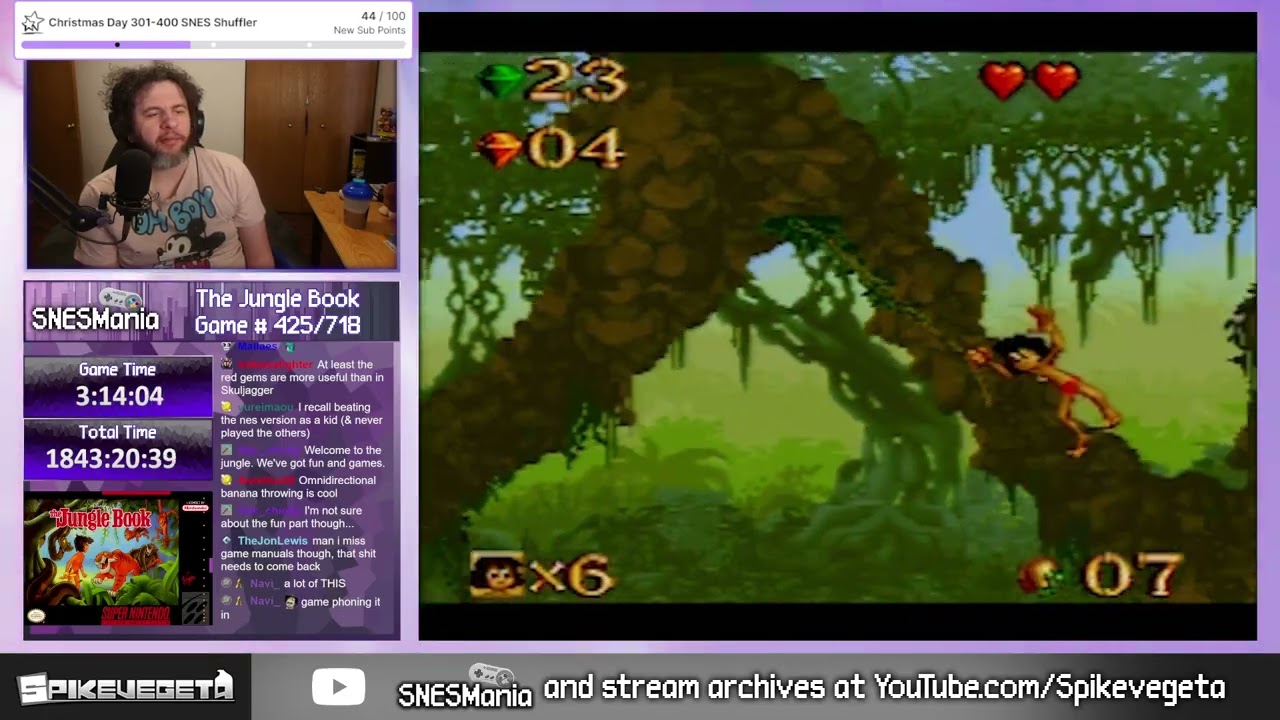 SNESMania Game 425: The Jungle Book (Part 2)