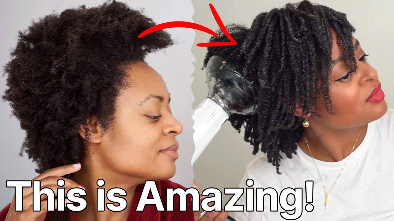 I Tried a DIFFUSER On My Type 4 Wash and Go *Surprising Results*