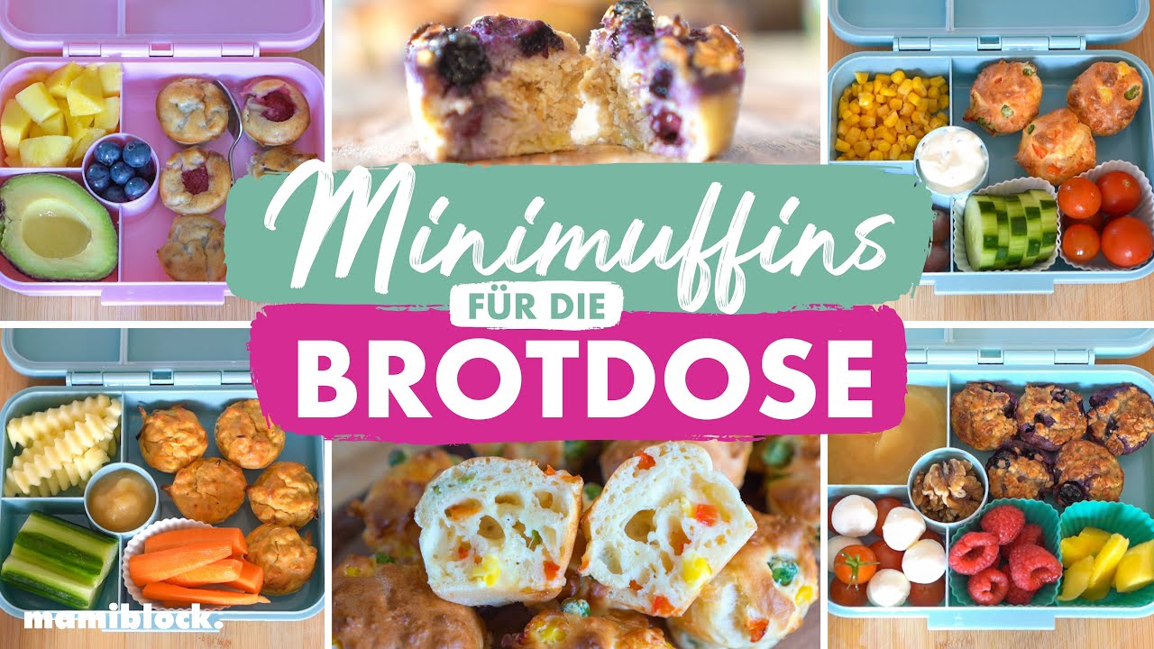 Minimuffin Rezepte f&uuml;r die Brotdose | Back 2 School | Kita & Kindergarten | mamiblock