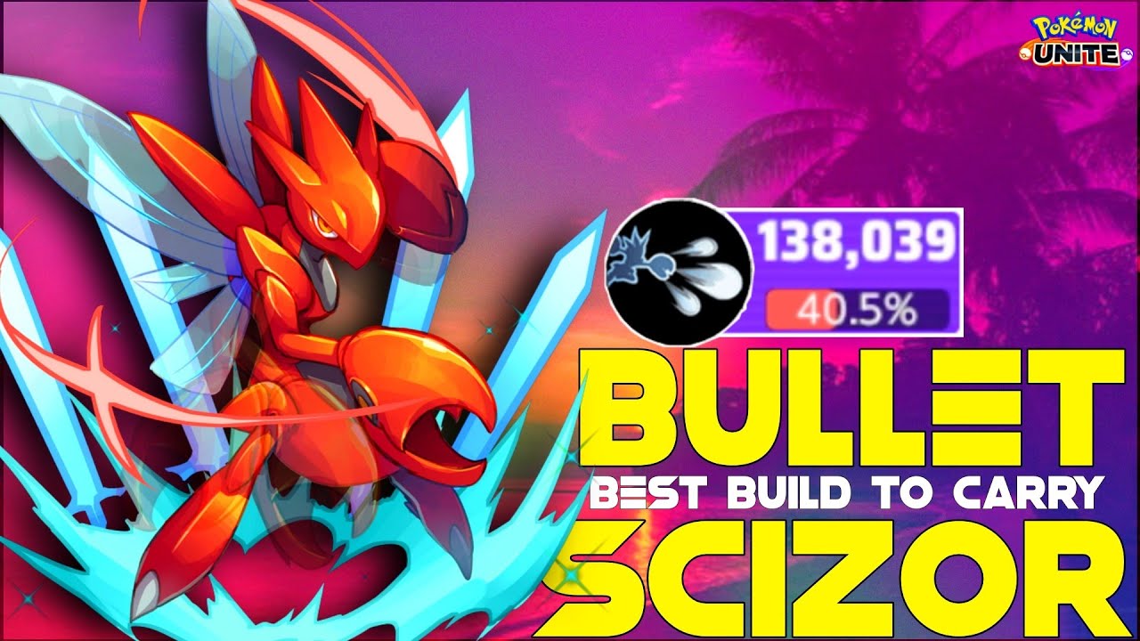 BULLET SCIZOR IS THE BEST META ALL ROUNDER FOR NEW RANK SEASON WITH THIS BUILD | POKEMON UNITE