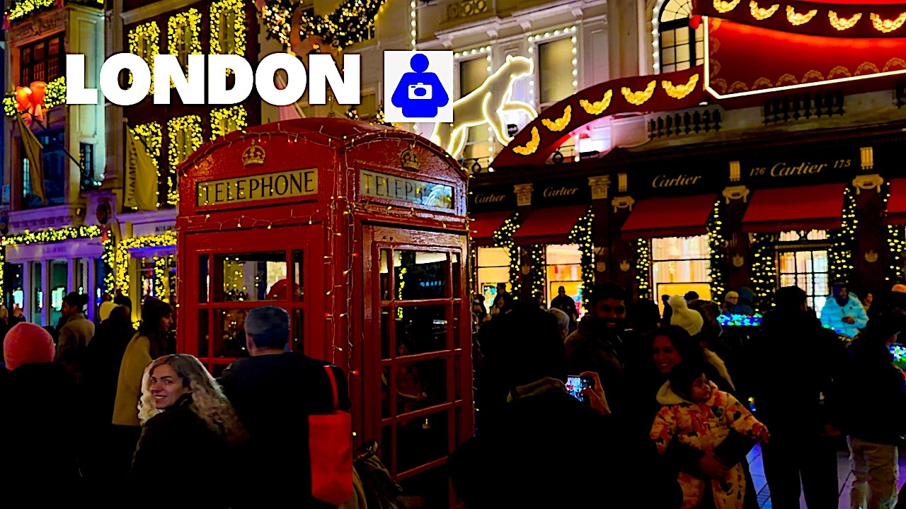 London Christmas 2025 ✨ Regent Street's Biggest Display & Luxury Shopping | 4K Walk