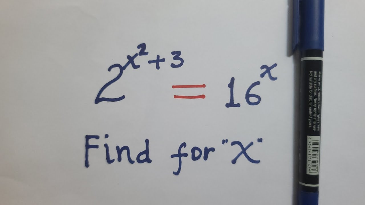 Exponential Equations Explained | Step-by-Step Handwritten Solution