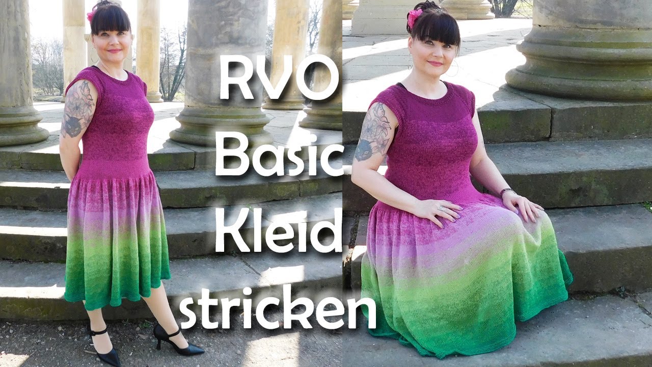 RVO Basic Kleid stricken ❤️ EINFACH ❤️ sofort loslegen
