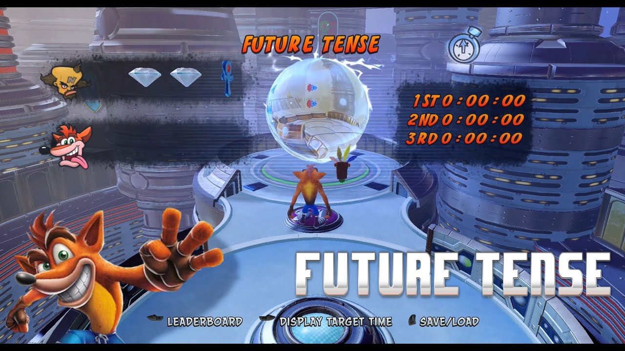 Crash Bandicoot 3 N. Sane Trilogy : Gameplay #49 (Future Tense) - Bonus Level + white gems