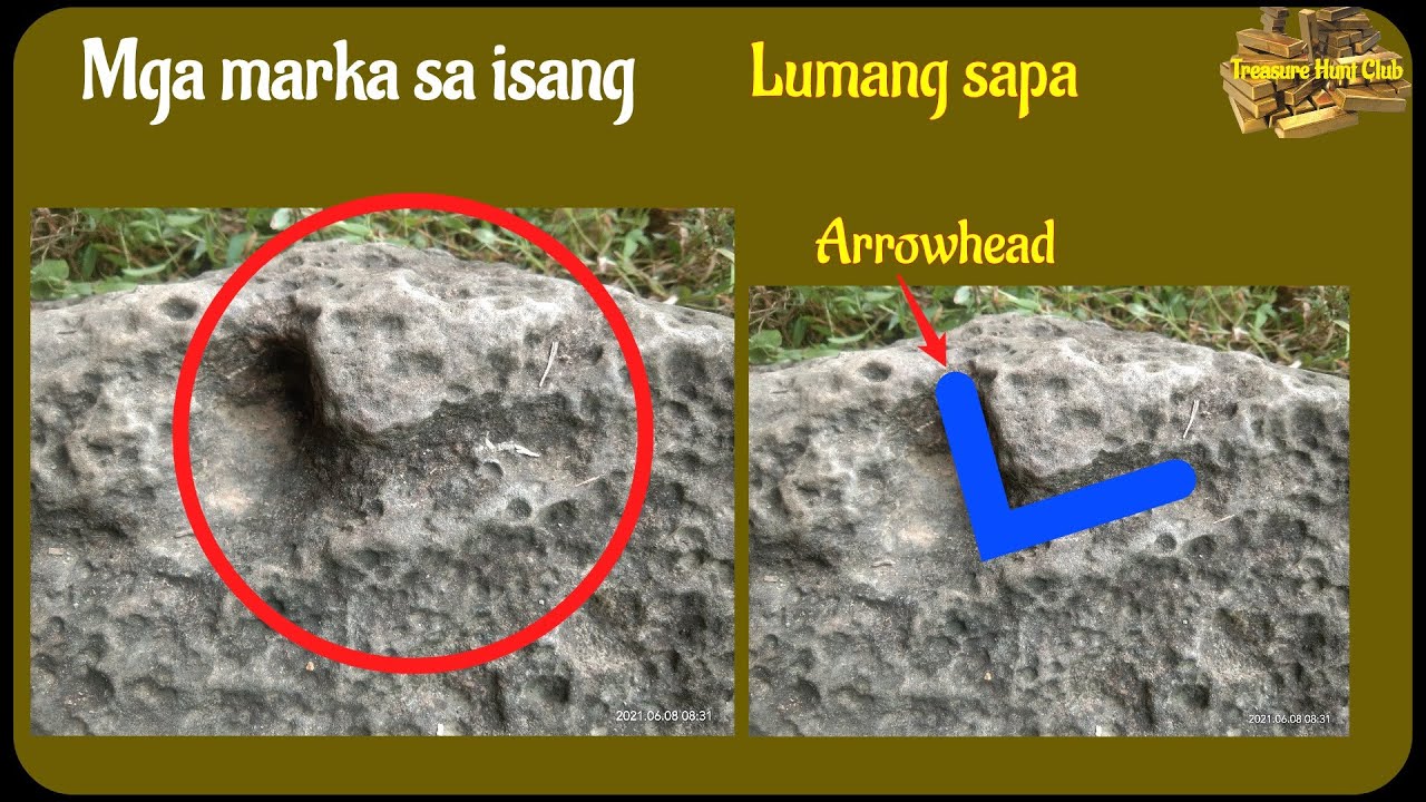 Markers at an Old Creek Site Analysis - Yamashita Treasure Signs