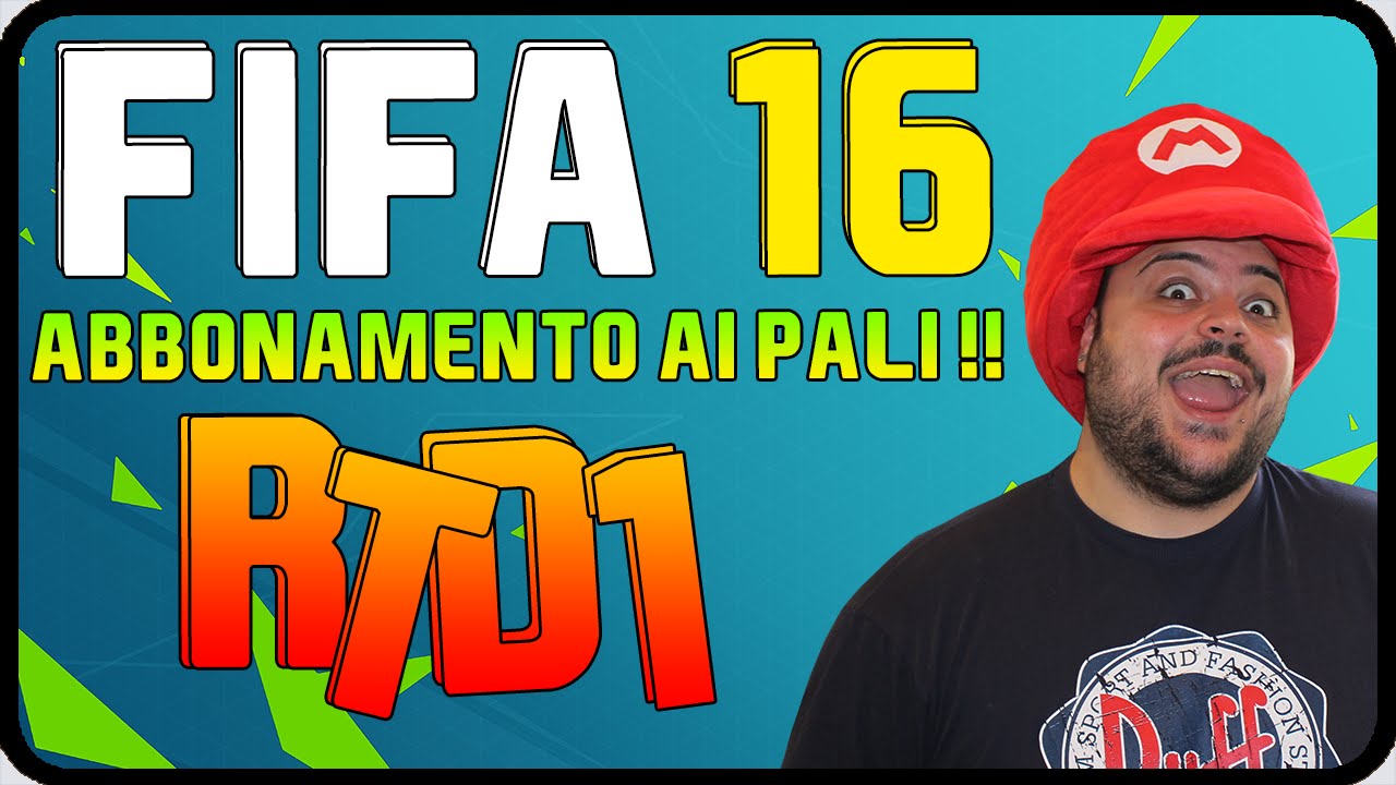 FIFA 16 RTD1 : ABBONAMENTO AI PALI ! [60FPS]