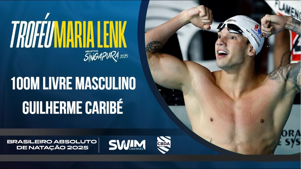 Guilherme Caribé QUEBRA Recorde de Campeonato do César Cielo - Maria Lenk 2025