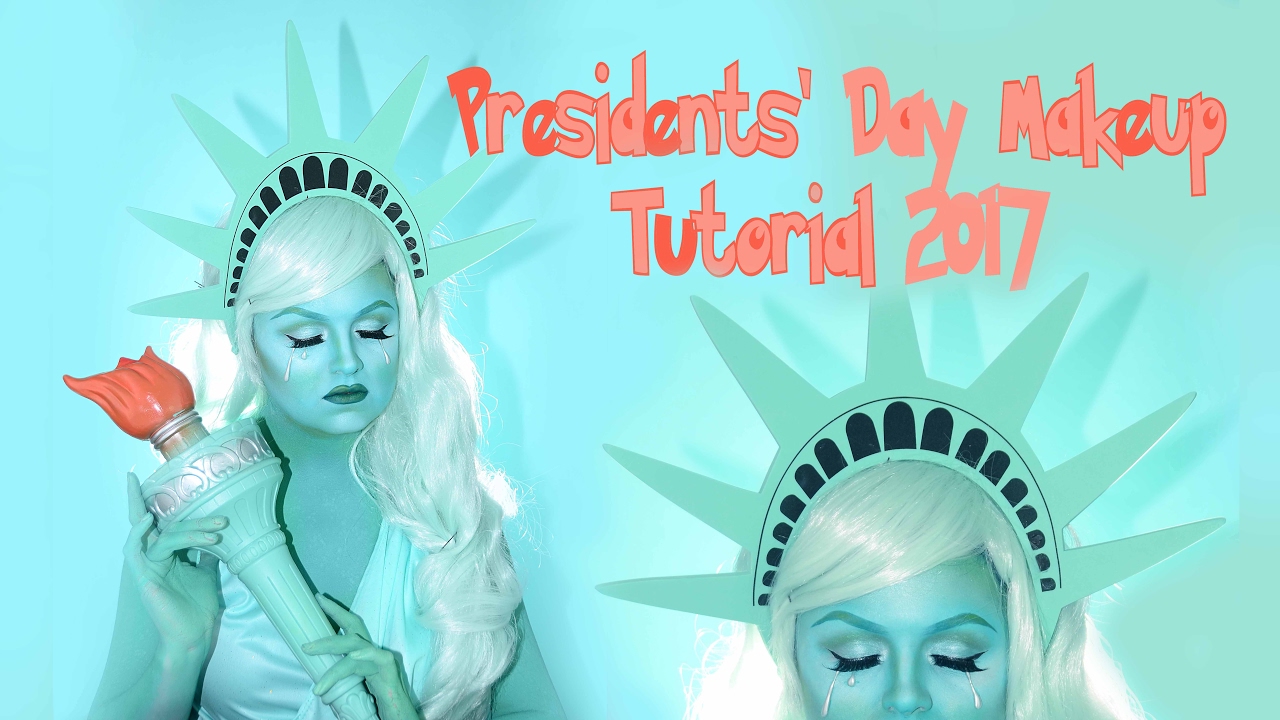 Crying Statue Of Liberty Makeup Tutorial